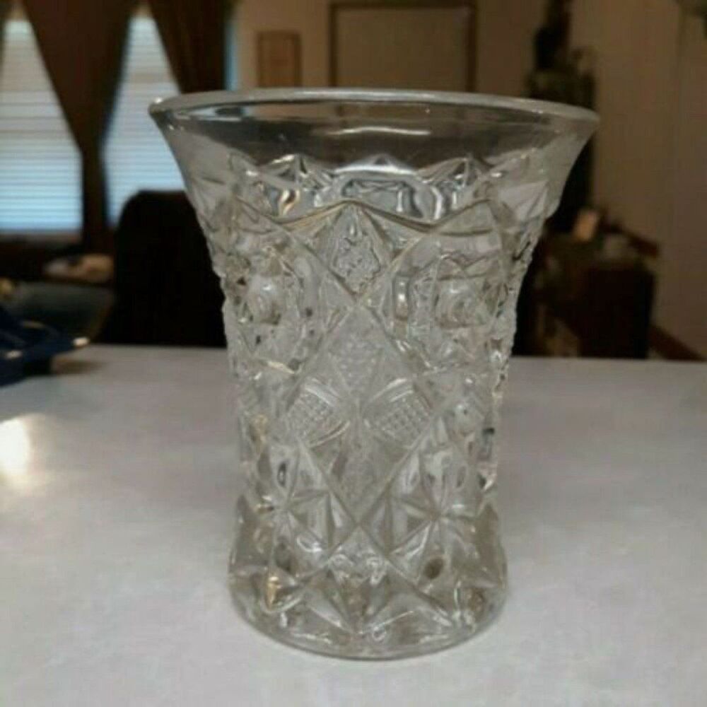 Fostoria Rosby Clear EAPG 4¼" Flared Flat Tumbler